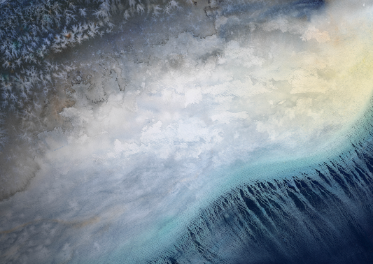 Sea and Stars, by dawn Giclée Print